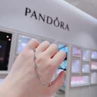 ของแท้ 100% Pandora Bracelet กำไล star of the sky สร้อยข้อมือ เตรียมประเทศไทยเพื่อจัดส่ง บรรจุภัณฑ์กล่องของขวัญจัดส่ง