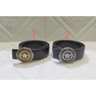 Buckle, Versace Men's Belt, Genuine Leather Belt Buckle Model for Men