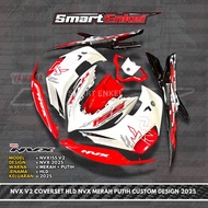 NVX V2 COVERSET NVX MERAH PUTIH CUSTOM DESIGN 2025 HLD