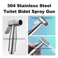 304 Stainless Steel Brushed Bathroom Toilet Handheld Bidet Sprayer Spray Head 2955.1