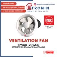KDK Ventilation Fan 15WUD | 20WUD