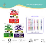 Memorization Book of Mathematics Material for Elementary School Grades 4, 5, and 6 - BMedia - Rizky 