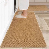 【Limited Time Sale】 Carpet Kitchen Mat 40 X 60 40 X 120 Imitation Sisal Anti-Slip Absorbent