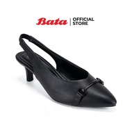 Bata บาจา รองเท้าส้นสูงรัดส้น สูง 1 นิ้ว สำหรับผู้หญิง รุ่น PRIMA สีเบจ 6318109 สีดำ 6316109