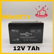 WSS Wincity 12v 7.0ah 7ah Rechargeable autogate battery