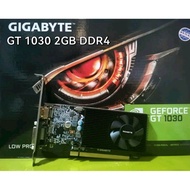 การ์ดจอ Gigabyte รุ่น Nvidia GeForce GT 1030 2GB DDR4 (no box)  สินค้ามือสอง ไม่มีกล่อง As the Pictu