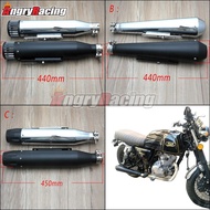 Retro Motorcycle Modified Stainless Steel Exhaust Pipe Tail Section For Harley Sportster XL 883 1200