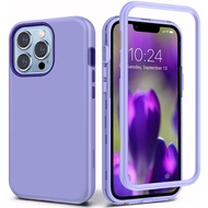 for iPhone 17 Pro Max Case, in 1 Heavy Duty Protection Hybrid Hard PC Rugged TPU Shockproof Case for