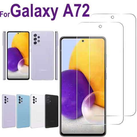 1/2/3/4Pcs For Samsung Galaxy A72 Tempered Glass Screen Protector Glass