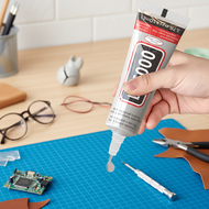 B7000 Jewelry Glue 50ML, FITTDYHE Clear Adhesive for Rhinestone, Fabric, Super B-7000 Multipurpose f