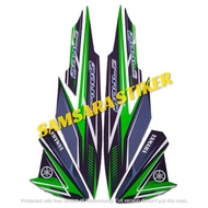 HIJAU Yamaha Soul Gt Motorcycle Sticker Green Variation