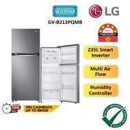 5 STAR LG Refrigerator 2 Door Inverter 235L Fridge Peti Sejuk Peti Ais 2 Pintu Inverter Murah 冰箱 GV-B212PQMB