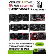 USED NVIDIA RM 500 BUDGET Office | GAMING | EDITING | 3D MODELING GPU | VIDEO | GRAPHIC CARD GTX1050