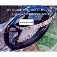 UNGU Led strip SMD 120led purple / meter 2835 DC 12V (1 roll 5M contains 600led)