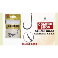 MATA DAICHI DH-98 CHINU DOUBLE BARB HOOK (BUNTU WITHOUT HOLES)