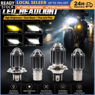 H4/H6 Motorcycle Headlight Bulbs Dual Color P15D BA20D Motorcycle LED Headlight Bulbs