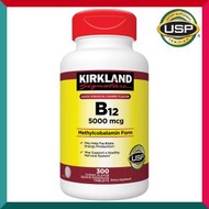 Kirkland Signature - 特強高效維他命 B12 (5000 微克) 300 粒舌下溶片 能量補充 新陳代謝 心腦血管 健康 抗疲勞 神經 平行進口 (效期:05/2028*)