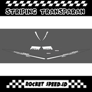STIKER UV STRIPING BAHAN TRANSPARAN VEGA ZR 115 MODEL SIRIUS RC VIRAL KEREN TRANSPARANT
