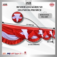 PREMIUM SCARF BACKGROUND FLAG (9 meters)