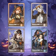 Transparent Card KeyChain Women Reverse:1999 Key Chain Men All Saints' Day Key Ring Tooth Fairy Acry