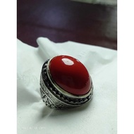 MERAH Marjan red agate ring stone