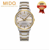 MIDO Commander II BIG DATE นาฬิกามิโด AutomaticMens Watch รุ่น M021.431.22.071.00- gold mido นาฬิกาผ