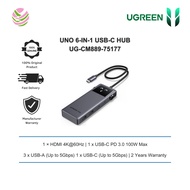 UGREEN UNO 6-IN-1 USB-C HUB - UG-CM889-75177