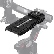 NovelGoal 50mm Quick Release Plate Mount for Zhiyun Crane for DJI RS3 Pro Mini Gimbal for Manfrotto Type to Arca Type Clamp