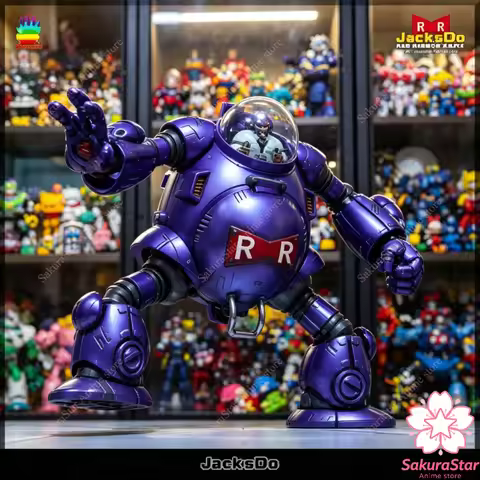 【In Stock】Dragon Ball FJ Model ZJ-01 Red Belt Robot 32cm Red Ribbon Army Alloy Mech Compatible With 