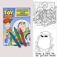 Toy Story Coloring Activity Book Birthday Party Giveaway Souvenir