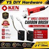 KEN 4” Angle Grinder Carbon Brush Berus Karbon 磨机碳刷 Suitable Model for 9810 9810A 9810S