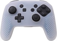 OSTENT Dustproof Protective Soft Silicone Skin Case Cover for Nintendo Switch Pro Controller Color White