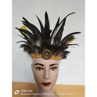 / feather crown, Dayak crown, feather crown, Dayak feather head accessories