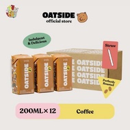 Oatside Mini Straw Oat Milk Oat Milk 200ML (12 Contents) - Coffee