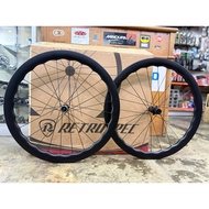 Retrospec RS9.0 Wave Carbon Disc Wheelset Road Bike