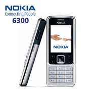ของแท้สำหรับ Nokia 6300โทรศัพท์มือถือปลดล็อค Tri-Band มัลติภาษาราคาถูกคลาสสิก