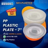 Disposable PP Plastic Plate 7inch | 50pcs± BENXON PL07 |