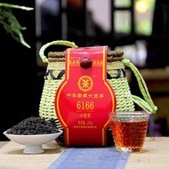 CHINA TEA 6166 Aged Wuzhou Dark Tea Liu Pao Hei Cha Liu Bao Black In Basket 250g