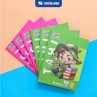 Combo 5/10 Anti-smudge student notebook 96 pages 4 squares 2mm 120gsm Thien Long NB-121/AK - PB Akoo