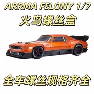 Ready Stock Hot Sale RC Model Car Accessories ARRMA 1/7 INFRACTION FELONY Firebird Screw Box Crossov