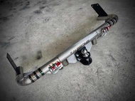 กันชนท้ายสแตนเลส พร้อมบอลลากเรือ 2 ชั้น T.K.RACING V.1 แบบด้าน เกรด304 หนา2.0mm 2ชั้น