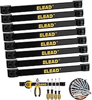 ELEAD Magnetic Storage Organizer Tool Holder - 9-Piece Wall Mount Rack Garage Organization Power Mag