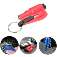 Car Emergency Escape Window Glass Breaker 3 in 1 Car Rescue Tool Mini Keychain Safety Hammer Cutter Escape Whistle awas