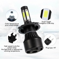 2PC 4Side H7 6000K LED Headlight Conversion Bulbs Kit For Mercedes Benz E350 2007-2010