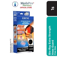 EBENE Bio-Ray Extra Strength Knee Guard Heat Therapy 1's(Free Size)