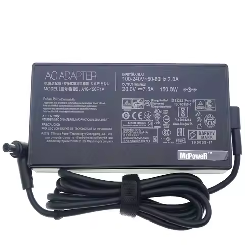 20V 7.5A 150W FOR Asus Laptop AC Adapter 6.0*3.7mm ADP-150CH B A18-150P1A Charger FX505 FX505D FX505