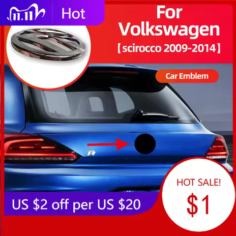 Polo Golf MK6 7 8 Passat B6 For VOLKSWAGEN VW 2026 Hot Replacement 110mm 90mm Car Front Grille Badge