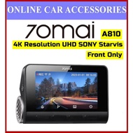 70mai A810 Dash Cam 4K Resolution Sony Starvis Lens Dual Vision Car Recorder with GPS ADAS DVR 70 Ma