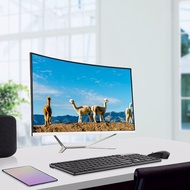 Voucher WI-FI 6 2024 New arrival i5 i7 24-inch All in one computer curved screen office business home pc AIO gaming desktop