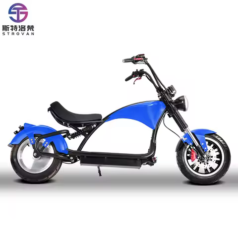 CP-4 3000W Chopper EEC Electric Scooter 60V20Ah Lithium Battery Rechargeable E-Bike Adult